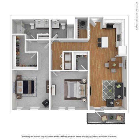Arterra KC B7 3D Floor Plan